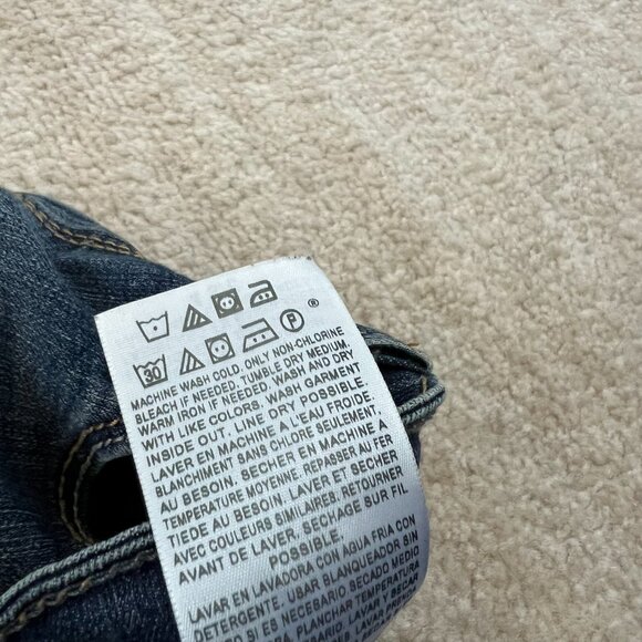 Levi’s Denizen Modern Skinny Blue Jeans 4 Short - Picture 11 of 11